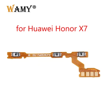 Оригинальная новая кнопка включения питания и кнопка громкости Гибкий кабель для замены Huawei Honor X7 / Play 30 Plus