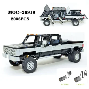 Строительный блок MOC-26919 внедорожник пикап высокой сложности сращивания 2006 детали модель взрослый детский игрушка подарок